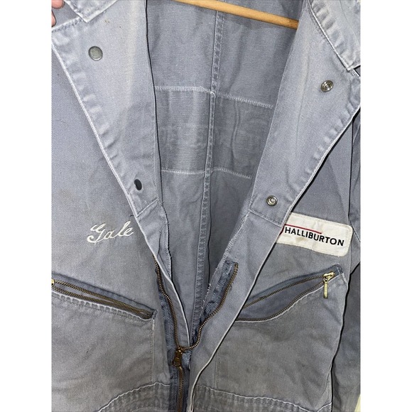 Team Halliburton Original Authentic Oil Worker Uniform One Piece 70x23 XXL - Picture 14 of 16
